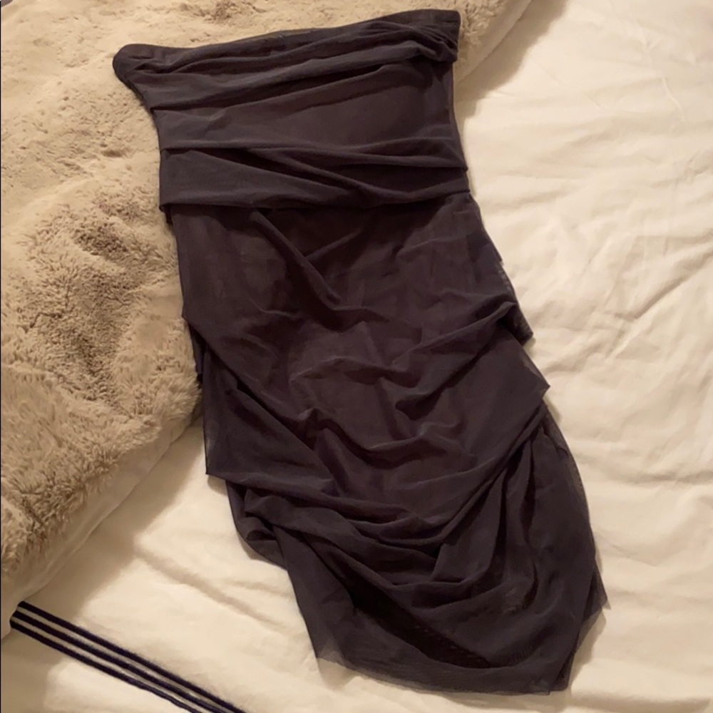 AQUA Strapless Tube Dress